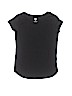 Old Navy Solid Black Short Sleeve T-Shirt Size 6 - 7 - photo 1