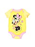 Disney Baby 100% Cotton Yellow Short Sleeve Onesie Size 6-9 mo - photo 1