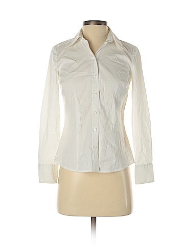 Ann Taylor LOFT 3/4 Sleeve Button-Down Shirt (view 1)