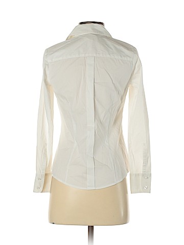 Ann Taylor LOFT 3/4 Sleeve Button-Down Shirt (view 2)