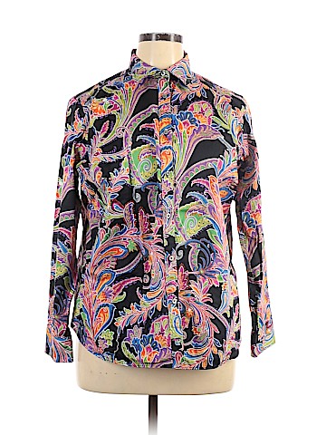 Lauren by Ralph Lauren Long Sleeve Blouse (view 1)