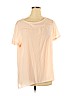Ann Taylor LOFT 100% Rayon Pink Short Sleeve Blouse Size XL - photo 1