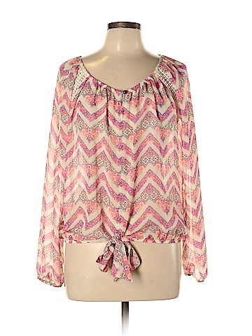 No Boundaries Long Sleeve Blouse (view 1)