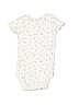 Child of Mine by Carter's 100% Cotton White Short Sleeve Onesie Size 6-12 mo - photo 2