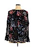 PREMISE 100% Polyester Black Long Sleeve Blouse Size XL - photo 2