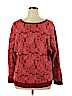 Isaac Mizrahi LIVE! 100% Cotton Red Sweatshirt Size 1X - photo 1