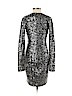 Dress the Population Silver Cocktail Dress Size S - photo 2