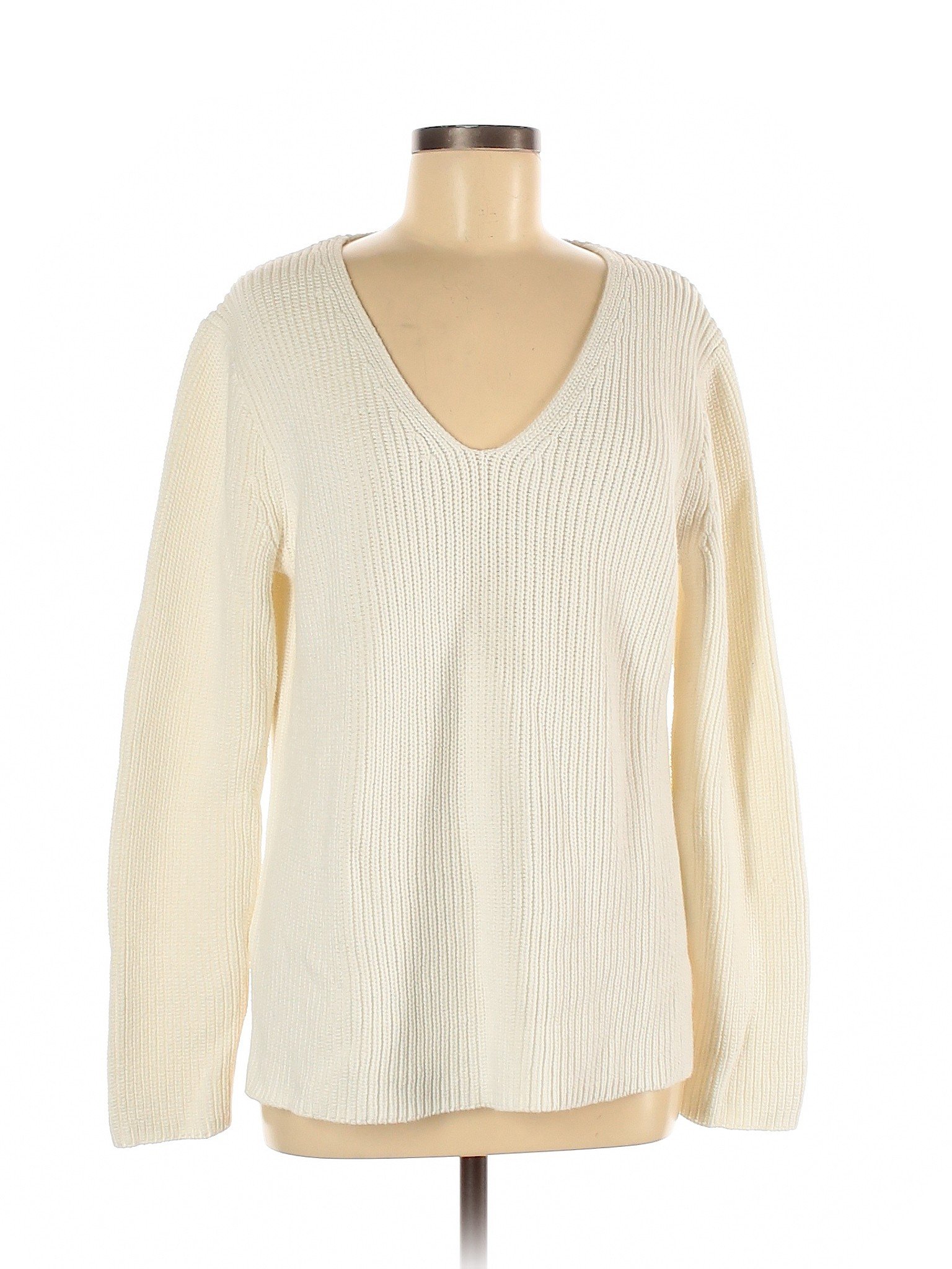 J.Crew Women White Pullover Sweater M | eBay