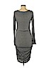 NOM Gray Casual Dress Size M - photo 2