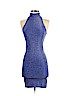 Bebe Blue Casual Dress Size S (petite) - photo 1