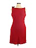 Evan Picone 100% Polyester Red Cocktail Dress Size 16 - photo 1