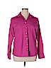 Lands' End Pink Long Sleeve Button-Down Shirt Size 16 - photo 1