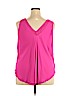 RACHEL Rachel Roy 100% Polyester Pink Short Sleeve Blouse Size 2X - photo 2