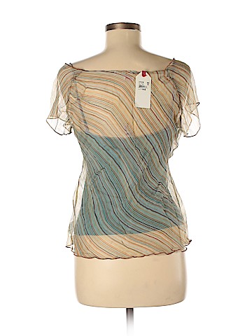 Joie Short Sleeve Silk Top (view 2)