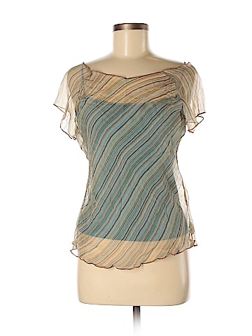 Joie Short Sleeve Silk Top (view 1)