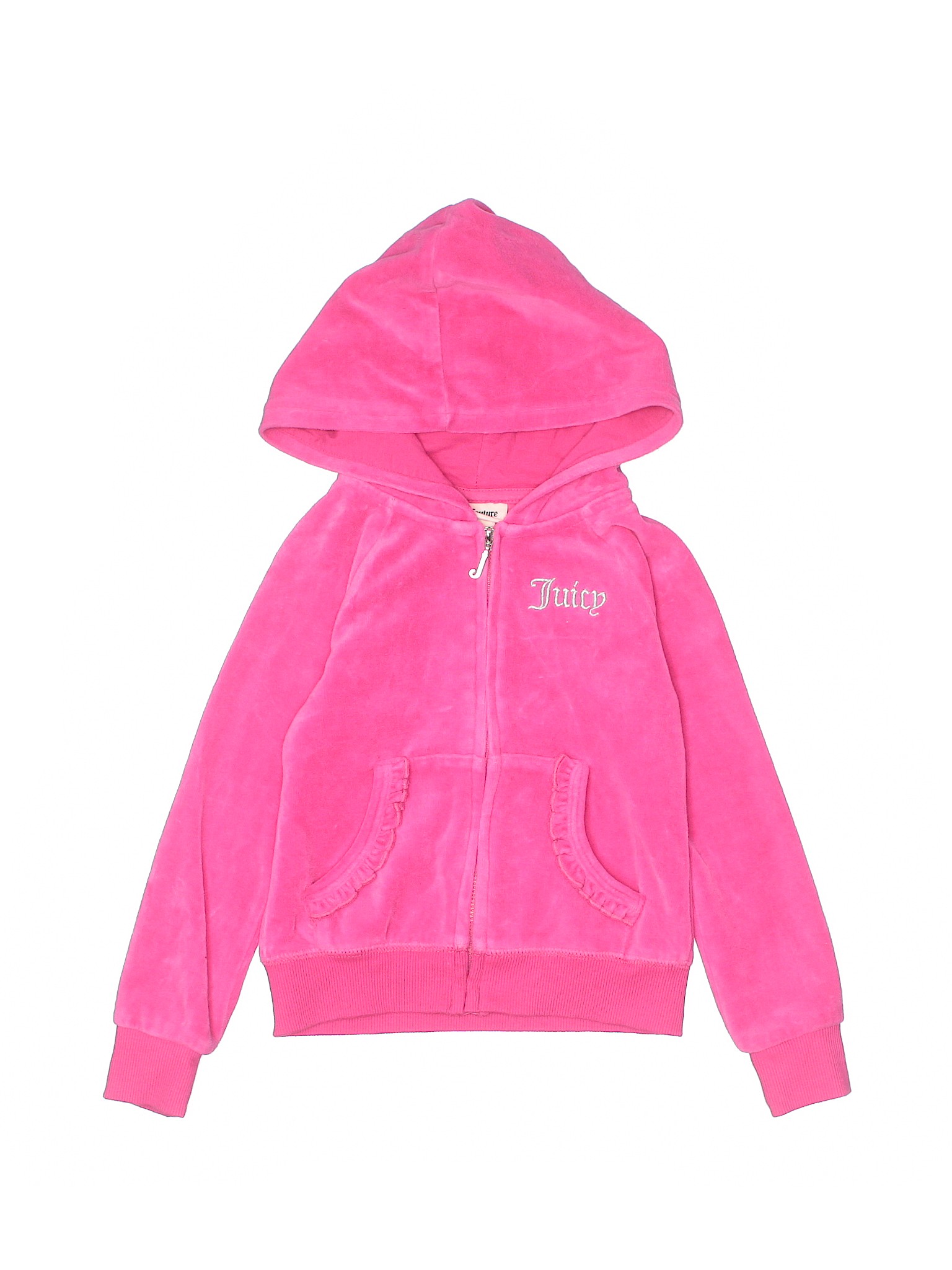 Juicy Couture Girls Pink Zip Up Hoodie 4 | eBay