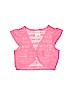 Nannette 100% Polyester Solid Pink Shrug Size 5 - photo 1
