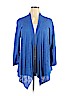 Kasper Blue Cardigan Size 1X - photo 1