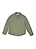 Old Navy 100% Cotton Green Long Sleeve Button-Down Shirt Size S (kids) - photo 1