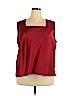 Caroline Rose 100% Polyester Burgundy Short Sleeve Blouse Size 2X - photo 1