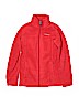 Columbia 100% Polyester Graphic Red Fleece Jacket Size 10 - 12 - photo 1