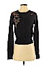 Lucky Brand Black Cardigan Size S - photo 1