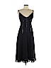 DKNY 100% Silk Black Cocktail Dress Size 6 - photo 1