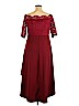 Nextmia Burgundy Casual Dress Size 14 - photo 2