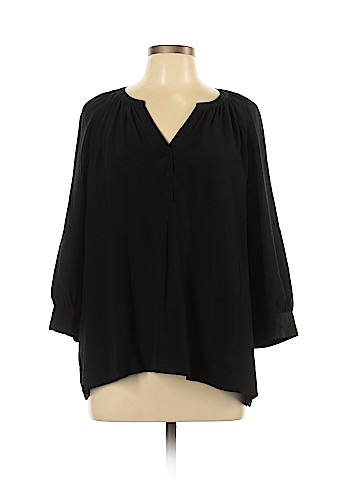 Joie 3/4 Sleeve Silk Top (view 1)