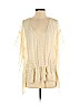 Rory Beca 100% Silk Ivory Short Sleeve Silk Top Size S - photo 1