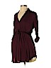 Motherhood 100% Rayon Burgundy Long Sleeve Blouse Size S - photo 1