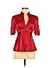 Candie's Red Short Sleeve Blouse Size M - photo 1