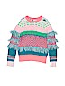 Cat & Jack Print Pink Pullover Sweater Size 7 - 8 - photo 1