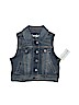 Cat & Jack 100% Cotton Solid Blue Denim Vest Size 6 - 6X - photo 1