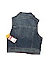 Cat & Jack 100% Cotton Solid Blue Denim Vest Size 6 - 6X - photo 2