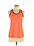 Nike 100% Polyester Orange Active Tank Size L - photo 1
