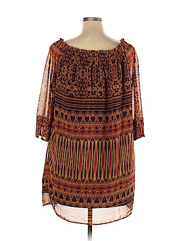 James & Erin 3/4 Sleeve Blouse (view 2)