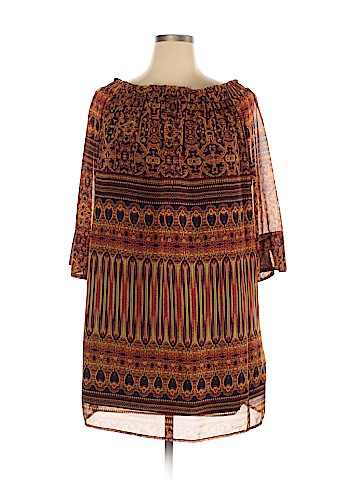 James & Erin 3/4 Sleeve Blouse (view 1)