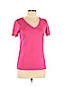 Nike 100% Polyester Pink Active T-Shirt Size M - photo 1