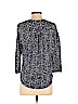 H&M Blue 3/4 Sleeve Blouse Size S - photo 2