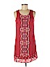 Pink Rose 100% Rayon Red Casual Dress Size M - photo 1