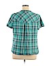 SONOMA life + style 100% Cotton Teal Short Sleeve Button-Down Shirt Size 1X - photo 2