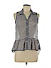 Mossimo 100% Polyester Gray Sleeveless Blouse Size M - photo 1