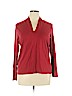 Talbots Red Long Sleeve Top Size 1X - photo 1
