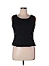 Plaza South Black Sleeveless Top Size 14 - photo 1