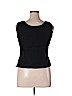 Plaza South Black Sleeveless Top Size 14 - photo 2