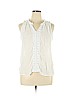 Spense 100% Polyester White Sleeveless Blouse Size XL - photo 1