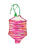 Love U Lots Print Pink One Piece Swimsuit Size 5 - photo 2