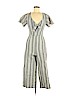 Crystal Sky 100% Cotton Gray Jumpsuit Size 7 - photo 1