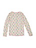 Mini Boden Floral Ivory Long Sleeve Henley Size 9 - 10 - photo 2